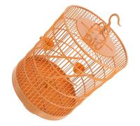 Luxshiny Hanging Bird Cage for Small Animals Elegant Round Plastic Bird Nest Decoration Safe Secure Design Versatile Use and Little Pets for Outdoor Display