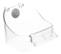 Luxshiny Hanging Bird Feeder and Bath for Parakeets and Parrots, Multi-use Water Feeder and Shower Cube, Suitable for Birdcage Bathing and Feeding