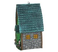 Luxshiny Hanging Resin Bird House for Outdoors Elegant Decoration for Garden and Backyard for Wildlife Conservation and Bird Nesting Easy to Install and Secure
