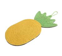 Luxshiny Hanging Sisal Cat Scratch Pad Pineapple Shape Cat Scratching Board Interactive Pet for Indoor Use