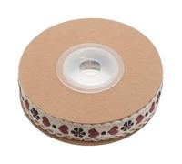 Luxshiny Heart Patterned Cotton Ribbon with Jacquard Weaving for DIY Clothing Crafts and Present Wrapping Includes Multiple Sizes Suitable for Gift Decoration