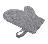 Luxshiny Heat Resistant Felt Sauna Glove Grey Single Piece Protective Mitten Unisex for Hot Tub and Spa Use