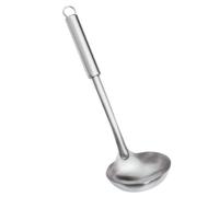 Luxshiny Heavy Duty Stainless Steel Cooking Spoon with Thickened Long Handle, Heat-Resistant Kitchen Utensil Featuring Hanging Hole and Dishwasher Safe Design for Everyday Cooking