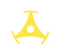 Luxshiny High Performance Triangle Record Adapter for Turntable and Vinyl Records Easy to Install Yellow Abs Plastic