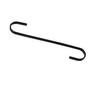 Luxshiny Hooks Round S Shaped Iron Rustproof Heavy-Duty Black 3 Pcs S Type Hangers Hold to 40 Lb for Hanging Towels and Treasures in Kitchen and Bathroom