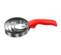 Luxshiny Horse Grooming Brush and Cleaning Scraper Stainless Steel Sturdy Design Efficient Hair Removal for Horses Cattle and Livestock Professional Grooming Tool for Farm and Stable Use