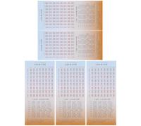 Luxshiny I Ching Book Featuring Detailed Interpretation Method and Accurate Divination 5 Pcs with 64 Hexagrams Beautifully Designed Paper Guide for Problem Solving and Spiritual Learning