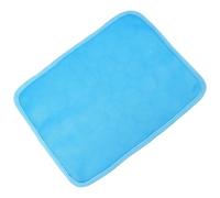 Luxshiny Ice Silk Cooling Mat Cooling Mat Blanket Breathable Easy to Clean Self-cooling Fabric Nylon Polyester Rubber Patch Knitting Fabric Summer Pet Pee Pad for Cats Dogs