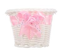 Luxshiny Imitation Rattan Basket Small Woven Basket for Candy Chocolate Storage Organizer Dried Fruit Serving Wedding Gift Party Supplies 4.33 X 4.33 X 3.15 in