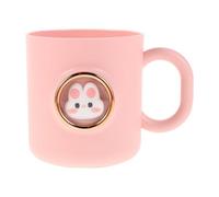 Luxshiny Kids Toothbrush Cup with Handle Reusable Mouthwash Tumbler Cute Cartoon Animal Design Portable for Bathroom Home Travel Oral Care