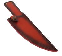 Luxshiny Kitchen Knife Sheath Reconstituted Leather Sturdy Knife Case Protector Brown with Excellent Durability and Practicality or Housewearing Gift for Kitchen Drawer