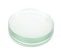 Luxshiny Laboratory Watch Glasses round Flat Glassware 10 Pcs Not Easy to Deform Heat-resistant Glass Material for Chemistry Experiments Suitable for Science Experiment and Evaporating