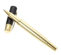 Luxshiny Large Capacity Golden Metal Ballpoint Pen for Homes and Offices, Portable and Sturdy Write Pen Suitable for Students and Teachers, for Long-term Use and Daily Writing Tasks