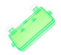 Luxshiny Large Green Reptile Feeding and Water Bowl with Anti-escape Design for Bearded Dragon Chameleon Snake Lizard Terrarium Accessory