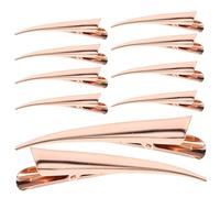 Luxshiny Large Metal Hair Clips Safe for Use and Does Not Hurt Scalp for Women 10pcs Lightweight Hairdressing Sectioning Clips for DIY Hair Styling at Home and Salon Sectioning