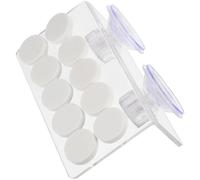 Luxshiny Large Quantity Acrylic Coral Fragment Base Acrylic Coral Racks Stable Support Not Easy to Deform Lightweight Supply for Aquariums and Fish Tanks Suitable for Live Rocks and Tubs