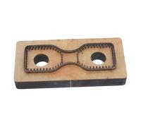 Luxshiny Leather Craft Cutting Die for Strap Head and Rope Making Multi-use Wood and Metal Leather Strip Mold Sharp and Sturdy for Handmade Crafts