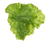 Luxshiny Lifelike Lettuce Leaf Artificial Vegetable Decor 3pcs Pvc Simulation Vegetable Leaves Food Shop Display Photo Props for Home and Market Decoration