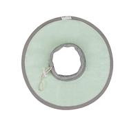 Luxshiny Lightweight Waterproof Cat Elizabethan Collar, Breathable Anti-lick Collar for Cats, Small Green Pet Cone for Post-surgery Use
