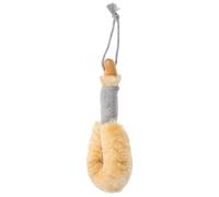 Luxshiny Long Handle Bath Back Scrubber with Natural Sisal Hemp and Cotton Rope for Comfortable Use, Multi-Functional Body Brush for Shower Exfoliating and Anti-Cellulite Massage