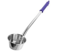 Luxshiny Long Handle Water Spoon Stainless Steel Kitchen Gadgets Silver Random Style Time-Saving Practical Ladle for Restaurants and Canteens