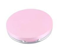 Luxshiny Loose Powder Container 2Pcs 5G Compact Plastic with Puff Mirror Empty Makeup Box for Travel and-The-Go Use