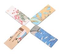 Luxshiny Magnetic Bookmarks Pack Decorative Book Page Markers with Delicate Design 4pcs and Lightweight Magnetic Material, Comfortable Hand Feel for Offices and Homes