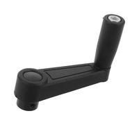 Luxshiny Manual Crank Handle 12Mm Round Hole Small Plastic Handwheel Replacement for Lathe Drill Press Table Generator Rv Vent Winch Industrial Machine Use