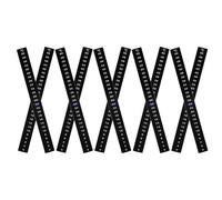 Luxshiny Mason Jar Fermenting Strip 10Pcs, Self-Stick Fermentation Temperature Monitor Easy Read LCD Display, Celsius Scale for Homebrew Brewing, Wine Making, Yogurt and Pickling