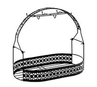 Luxshiny Metal Storage Rack Cup Drying Floating Shelves Mug Saucer Basket Flatware Storage Case Clothes Drying Rack Metal Hangers Tea Cup Storage Basket Concentrate Dish Rack