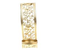 Luxshiny Metal Wall Candle Holder Hollow Decor Pillar Sconce for Middle Eastern Style Wall-mounted Candlelight Ornament Romantic Home Decoration gift for for for for for for