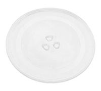Luxshiny Microwave Oven for Replacement Glass Turntable Glass Plate Easy to Install and Clean White Oven Cooking Plate Home Microwave Use