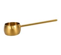 Luxshiny Milk Pan 10oz/300ml Stainless Steel Soup Ladle Sauce Drizzle Spoon Long Handle Kitchen Cooking Ladle with Pour Spout Long Handle