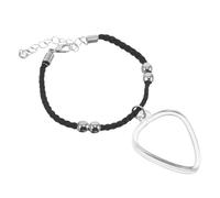 Luxshiny Mini Guitar Pick Holder Case Efficient Organisation and Metal Material Heart Shape with Stylish Bracelet for Guitar Picks, Suitable for Home and Studio Use