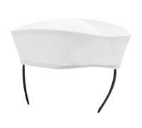 Luxshiny Mini Hat White Sailor Dog Cap Pet Costume Accessories Cute Puppy Headwear for Halloween Party