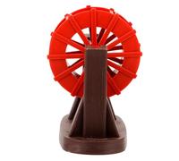 Luxshiny Mini Water Wheel Fountain Ornament 3.54X2.95X2.17In Simulated Water Wheel Model for Tabletop Fountain Diy Rockery and Waterfall Decoration