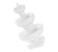 Luxshiny Miniature Fountain Decor and Micro Landscape Ornament for Dollhouse Accessories, Tabletop Gardening with Plastic Pond and Moss Elements