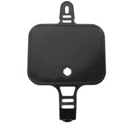 Luxshiny Motorcycle Dirt Bike Front License Plate Plastic Number Plate Reusable Modification Accessory Black for Off-road and Racing