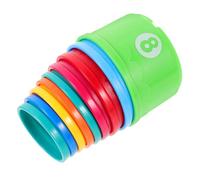 Luxshiny Multi-color Rabbit Food Cups Reusable Bunny Toy for Hiding Treats Food-grade Material with Raised Edges Foraging Enrichment for Pets