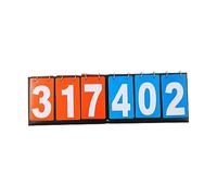 Luxshiny Multi Functional Scoreboard Flipper for Sports Games Durable Scoring Plate for Use Easy to Read Portable Marker for Volleyball Basketball Tennis More