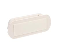 Luxshiny Nail-free Power Strip Wall Organizer Abs Material, and Good Loading Capacity White Winding Function Socket Holder for Cord Management Home Wall Mount
