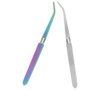 Luxshiny Nail Pinching Clip Nail Art Pincher 2Pcs 15.5Cm High-Grade Stainless Steel Versatile Convenient to Carry Professional Salon and Home DIY Use