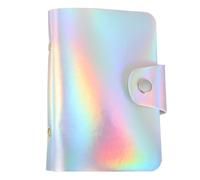 Luxshiny Nail Stamp Plate Storage Bag PU Leather Holder Can Hold 20 Sheets for Nail Art Stamping Activities
