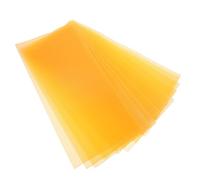 Luxshiny Natural Beeswax Honeycomb Sheets 10pcs with Orange Wax Material Beehive Foundation to Reduce Difficulties in Apiary Operations for Beekeeping Nest Building