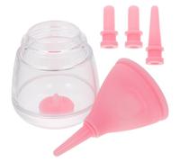 Luxshiny Newborn with in for Feeding and Pet Puppy Rabbit Nursing Bottle Small Adjustable Silicone Pacifier Flow Rate, Convenient Supply in Pink