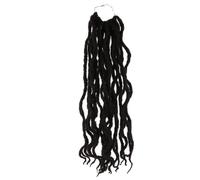 Luxshiny Nu Locs Hair Locs Crochet Wig 13.36x3.93x0.79inch High Temperature Silk Long-term Use Convenient to Wash Women Stylish Natural Year round Parties