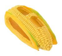 Luxshiny Orange Corn Shaped Resin Reptile Hideout for Reptile Tank Landscaping Versatile and Easy to Clean Hideout Shelter for Snakes and Turtles