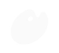 Luxshiny Oval Acrylic Paint Palette Tray for Artists and Beginners, White Colour, Easy to Carry and Convenient to Store, for Watercolour and Acrylic Painting Sessions