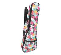 Luxshiny Oxford Cloth Ukulele Storage Bag with Scratch-resistant Lining Portable Outdoor Carrying Case for Acoustic and Electric Guitars Suitable for Travel and Daily Use