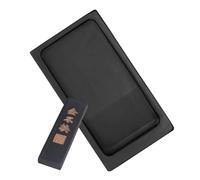 Luxshiny Painting Ink Stone Ink Stick Black Inkstone with Simple Design and Archaistic Atmosphere Easy to Clean Can Be Washed for Chinese Calligraphy to Decorate Your Reading Room